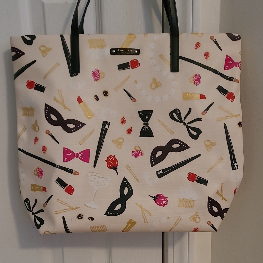 Kate Spade Multicolor Graphic Tote